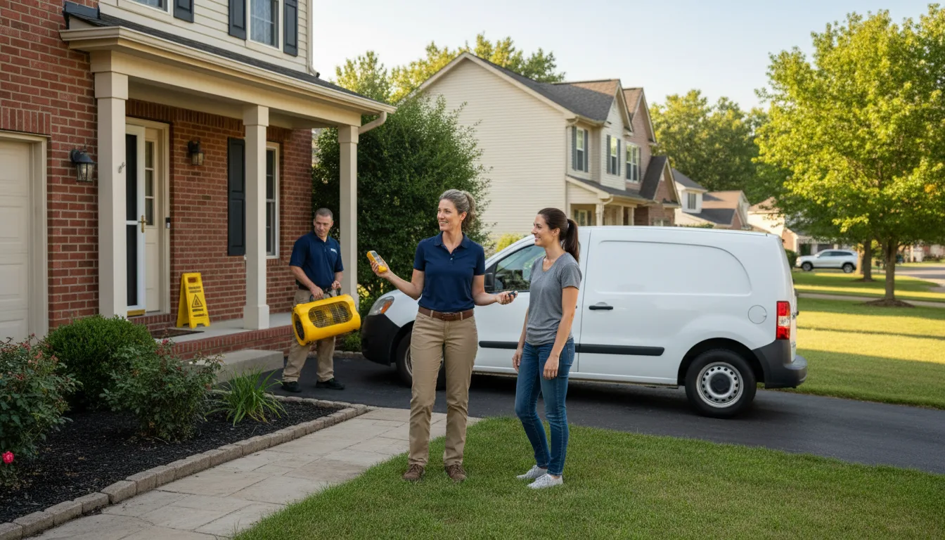 Water restoration image for Fire And Smoke Damage Restoration in Arlington, KS